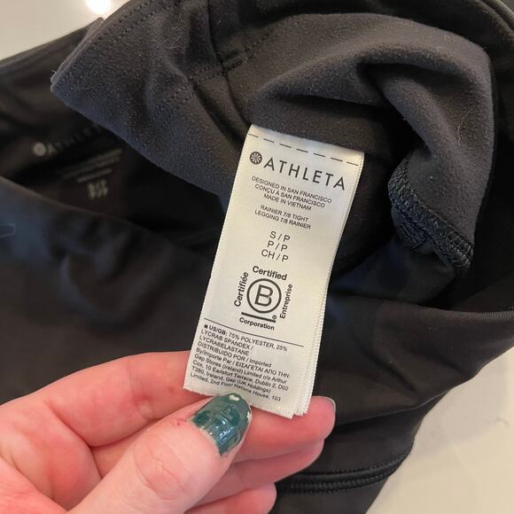 Athleta Rainier 7/8 Leggings Black Size‎ Small - Picture 7 of 10